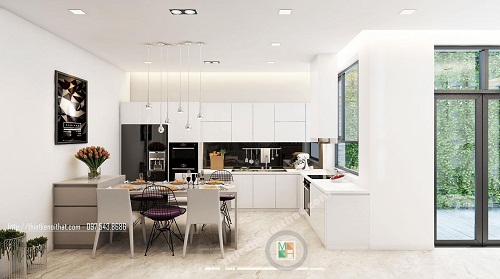 tủ bếp đẹp mới nhất 2015